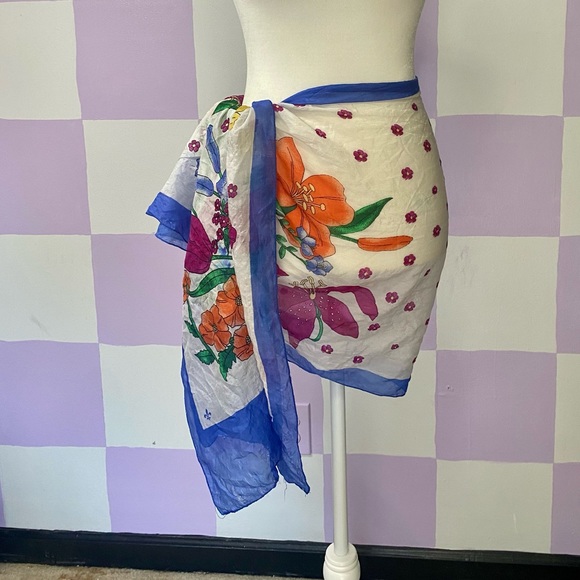 *3 for $12* Hand Painted Silk Scarf - Picture 2 of 11